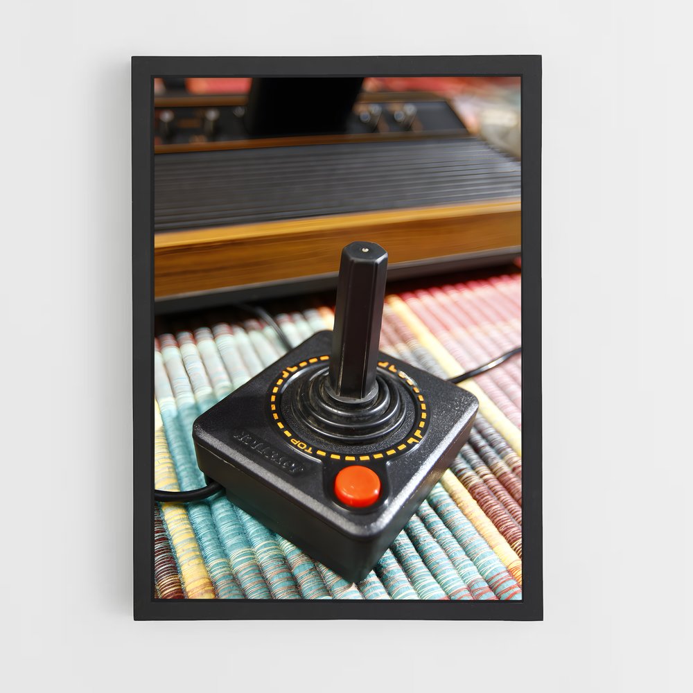 Poster Joystick Nostalgique – affiche Consoles (vue 2)
